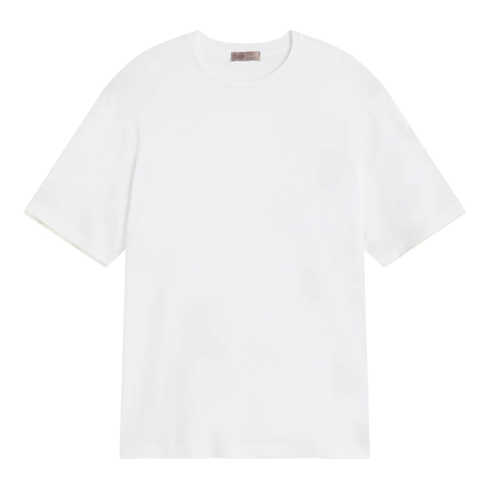 Herno Crepe Jersey T-shirt White Heren
