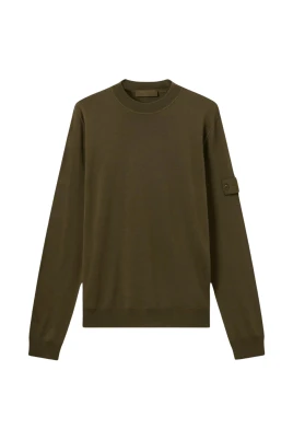 Light Pure Wool Ghost Crewneck