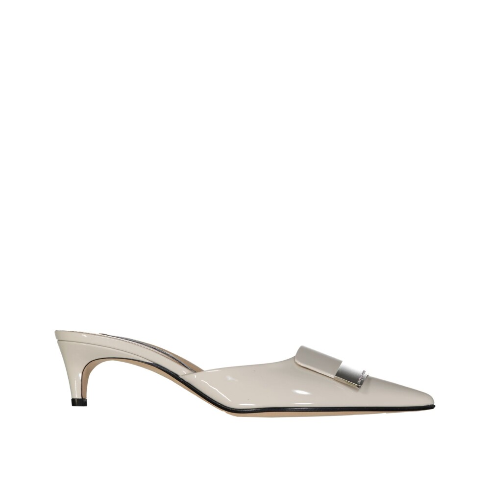 サンダル・ミュール Sergio Rossi Pointed Toe Patent Leather Mules SERGIO ROSSI Leather mules | THE OUTNET