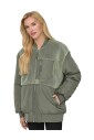 bomber-en-melange-polaire-vert