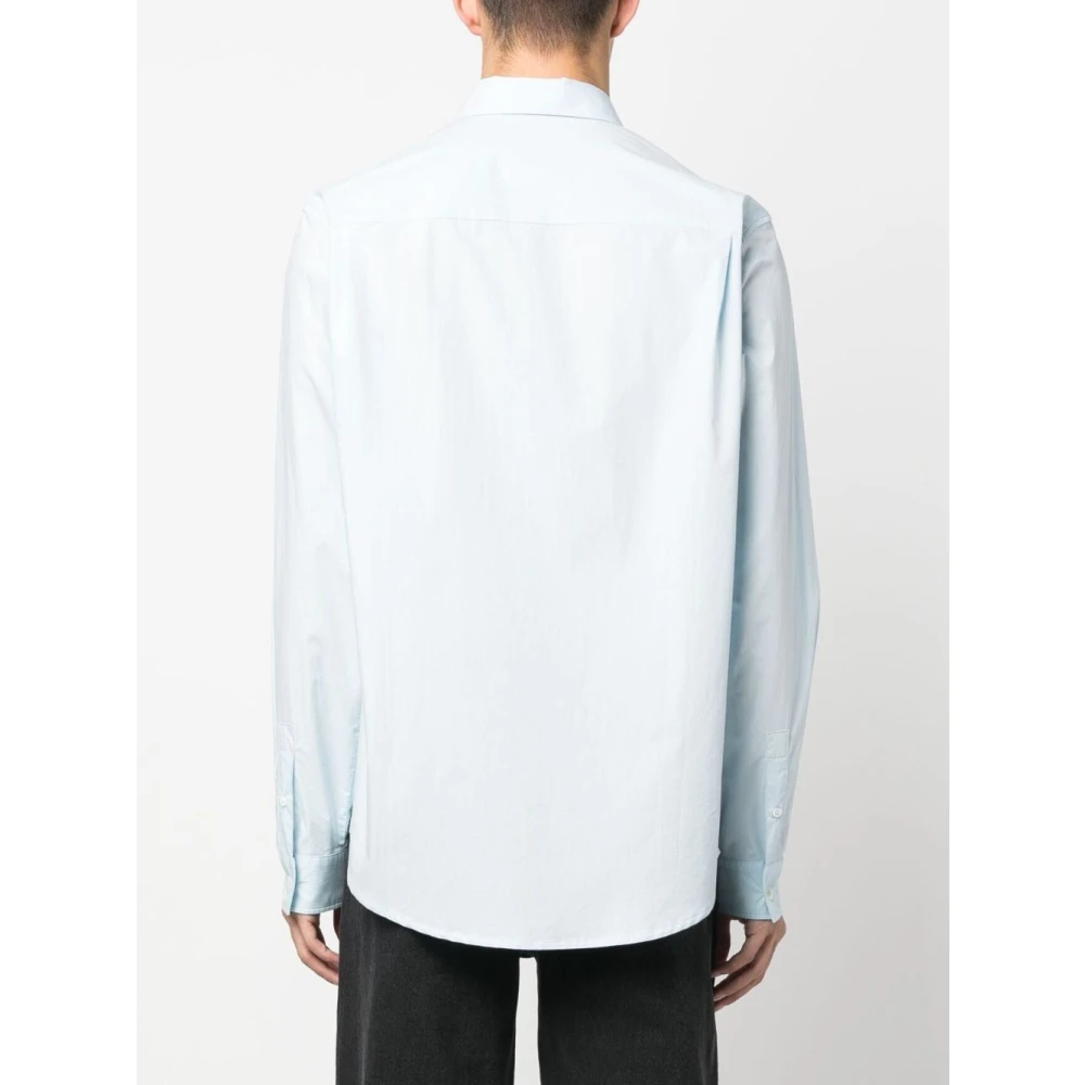A.p.c. Edouard Button Down Overhemd Blue Heren