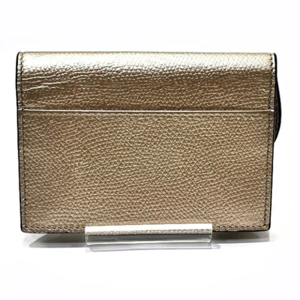 Dior Vintage Pre-owned Leather wallets Yellow Dames