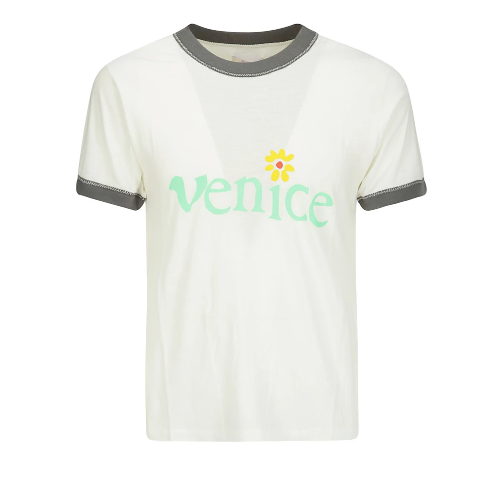 ERL Venice T-Shirt Gebreid White