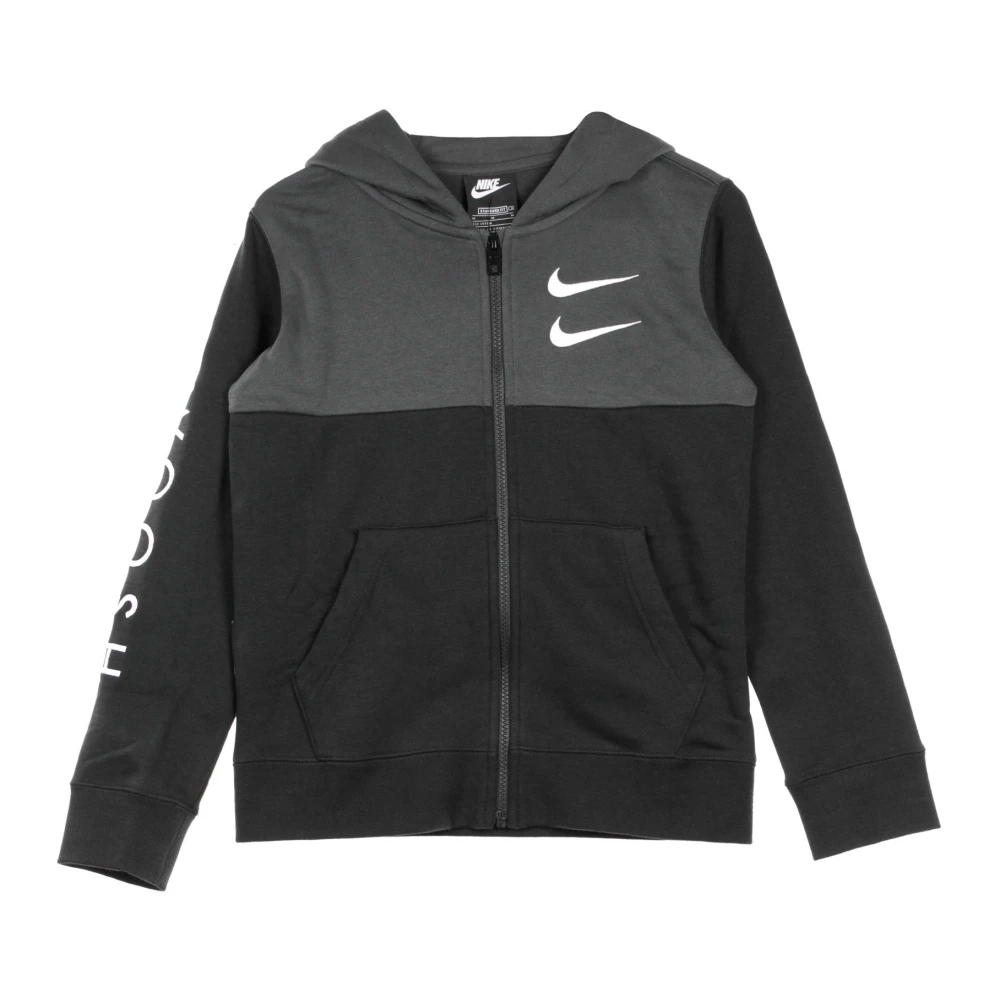 Nike Sporty Zip Hoodie Black Heren