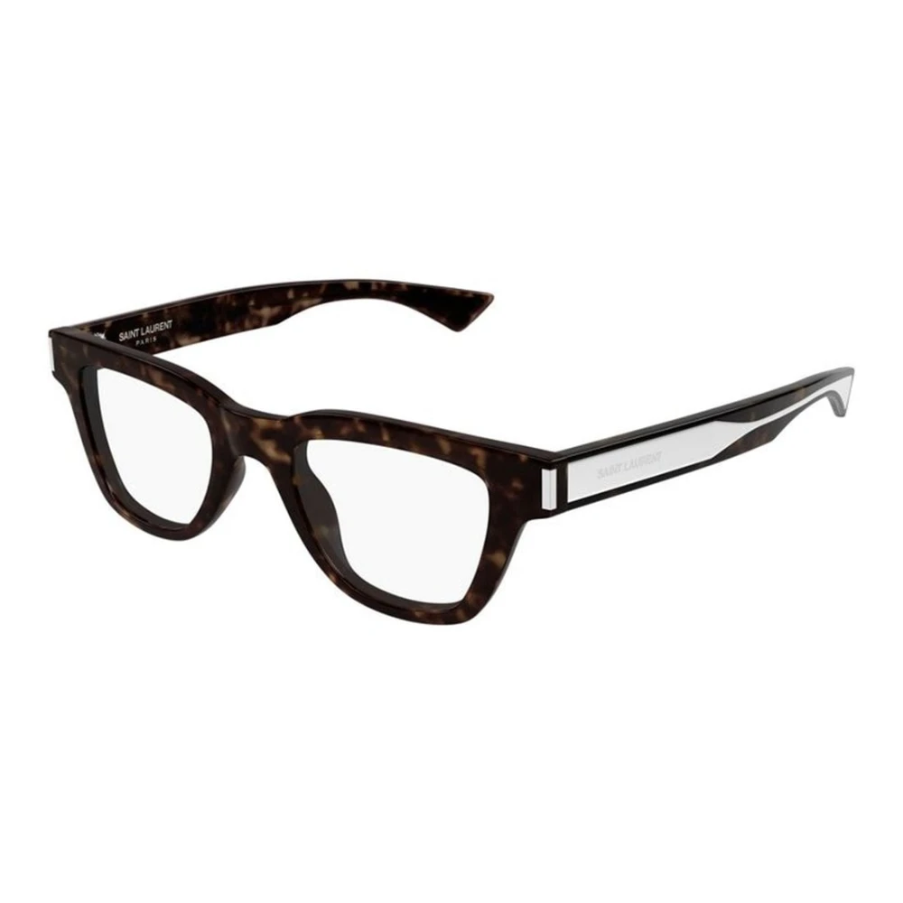 Saint Laurent Men's Brown Glasses, 47 Mm, Jacques Optical Frame