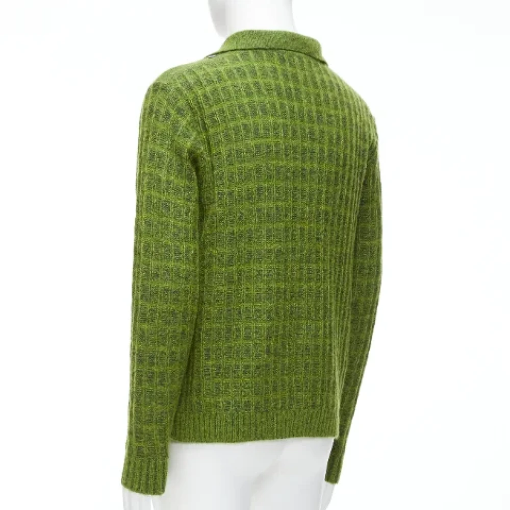 Gucci Vintage Pre-owned Fabric tops Green Heren