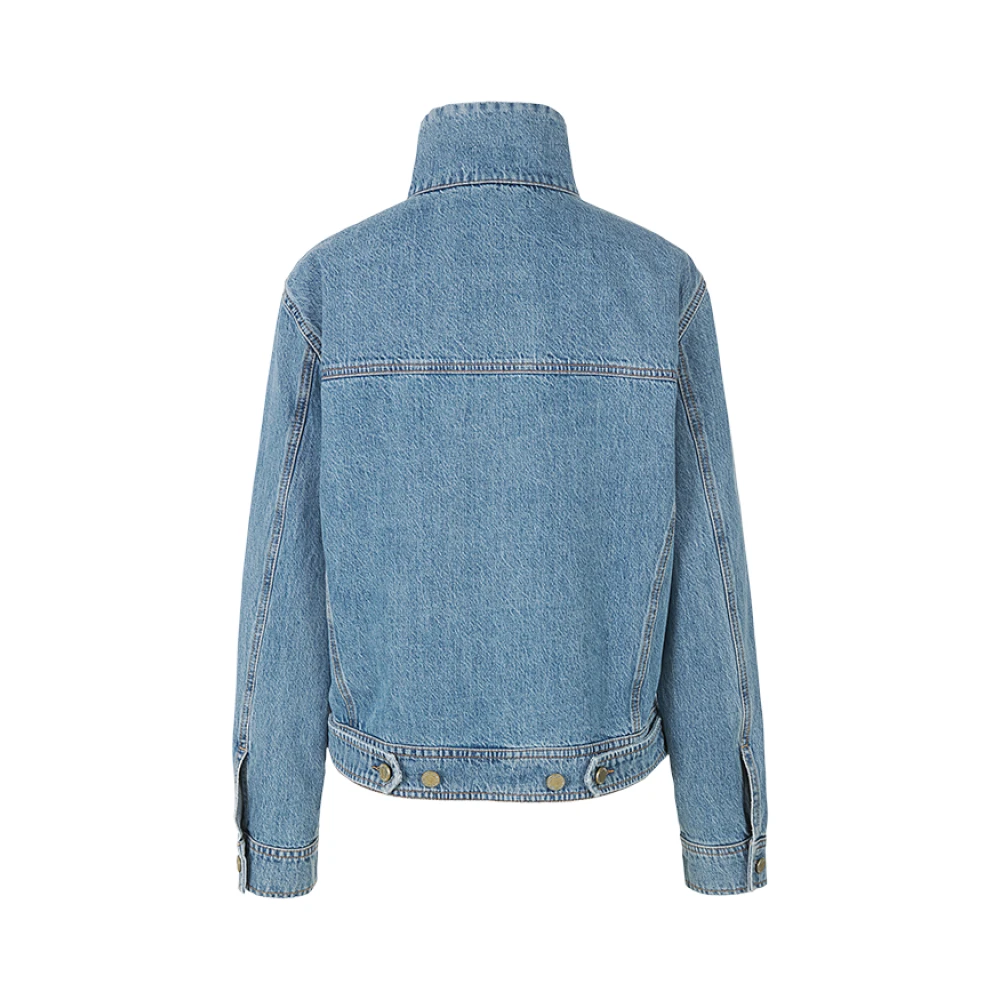 RIANI High Neck Denim Jas Blue Dames