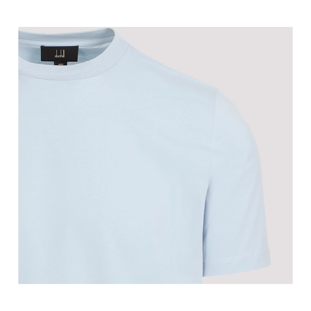Dunhill Blauw Katoenen T-shirt Ss24 Blue Heren