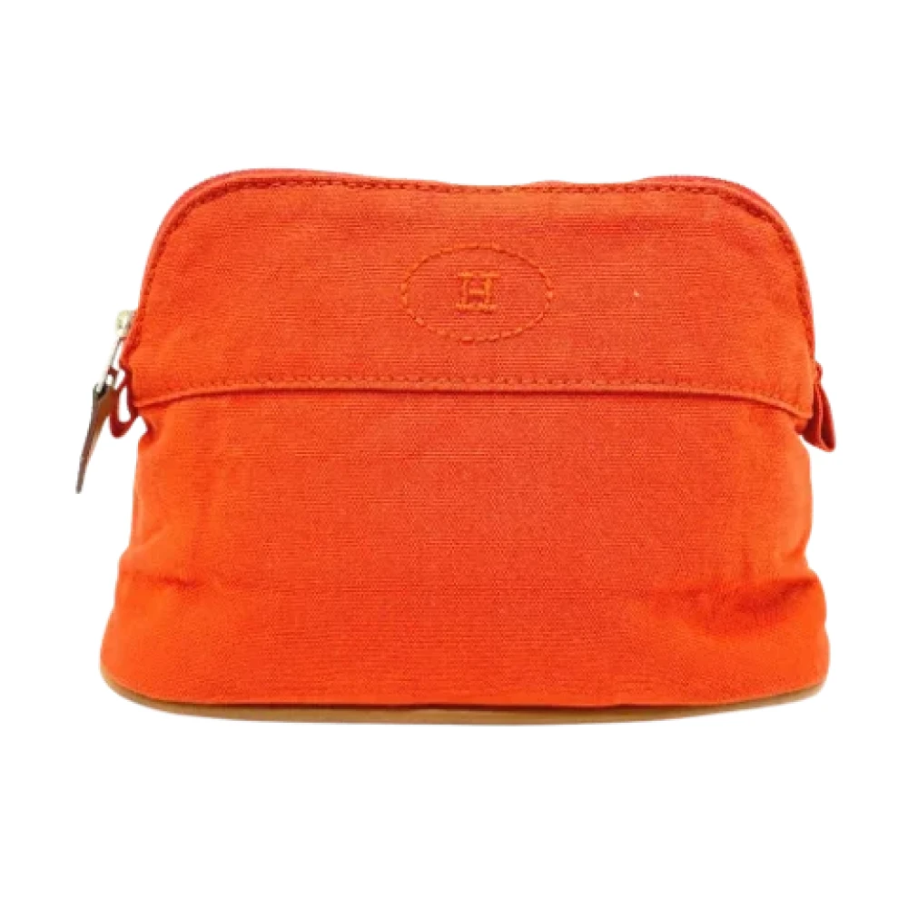 Hermès Vintage Pre-owned Cotton pouches Orange Dames