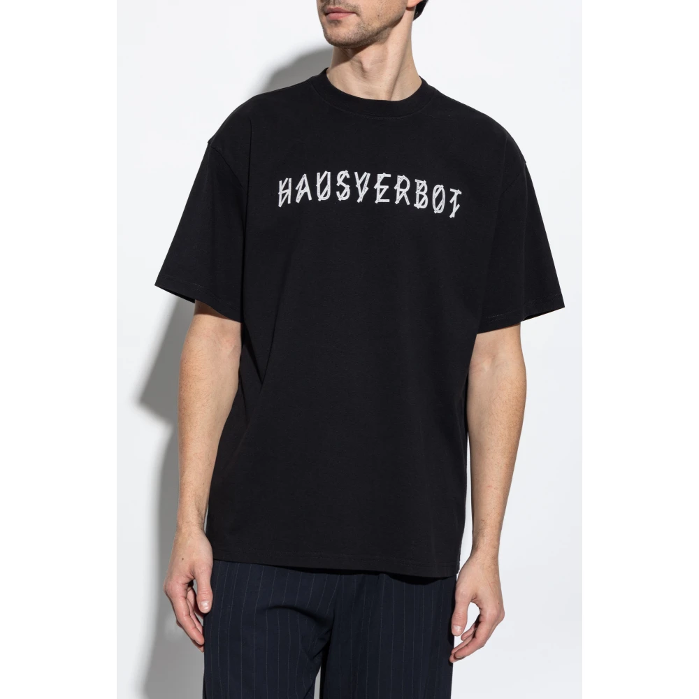 44 Label Group T-shirt met ronde hals Black Heren