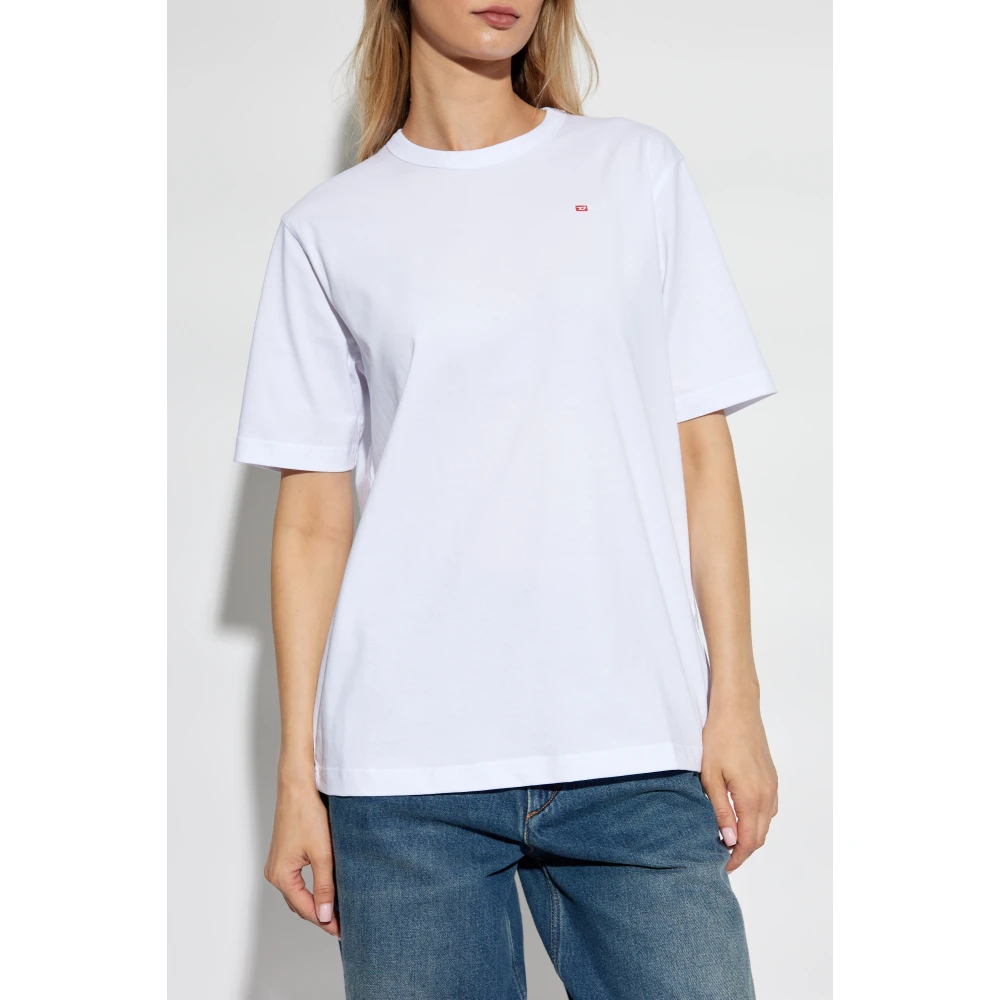 Diesel T-shirt T-Adjust-Microdiv White Unisex