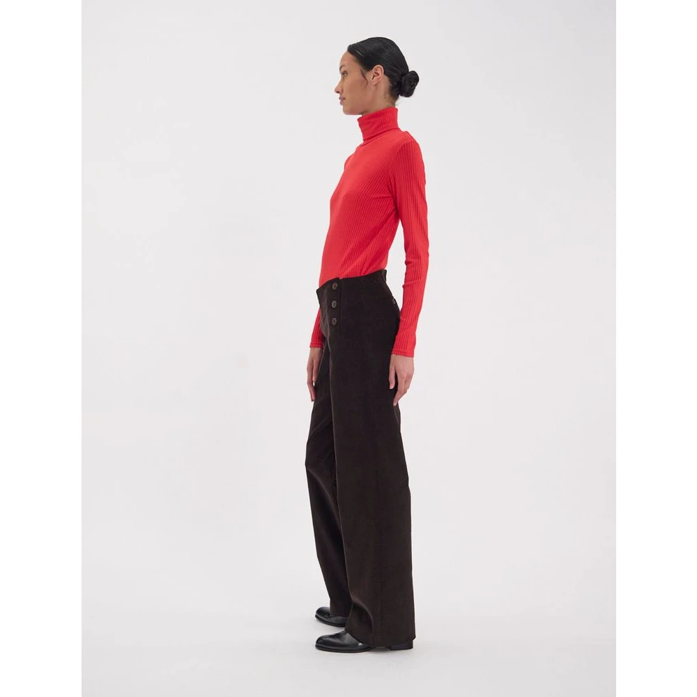 Ines De La Fressange Paris Gabriel Pants Brown Dames