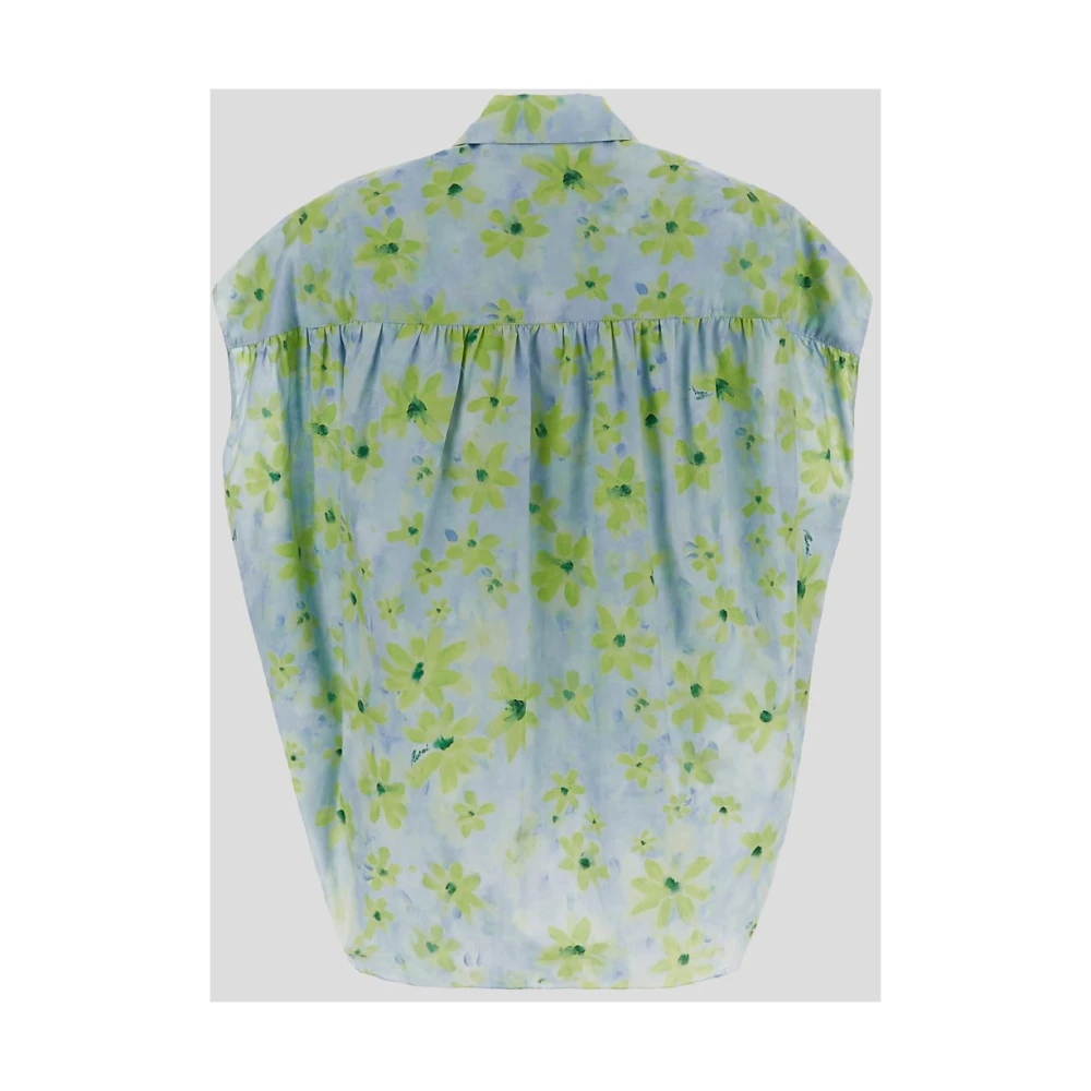 Marni Katoenen mouwloos shirt Multicolor Dames
