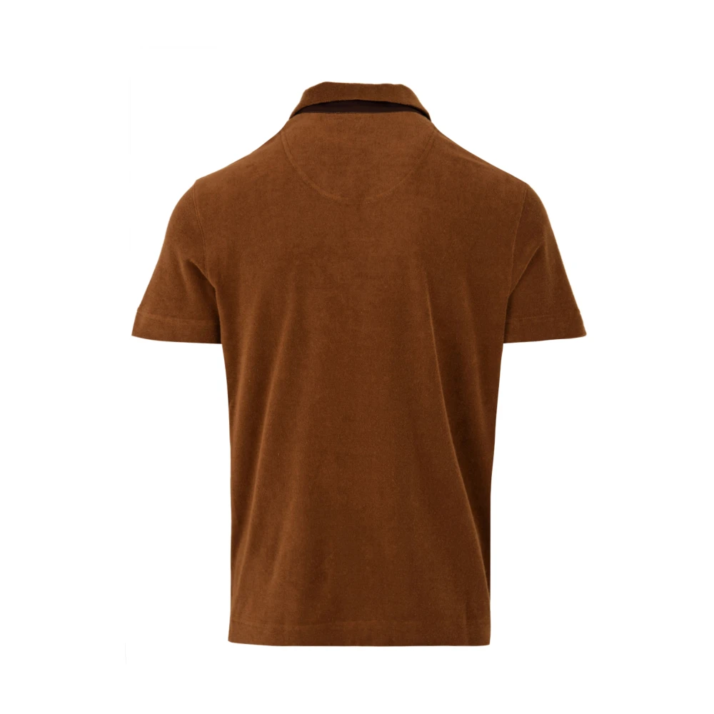 Aspesi Polo Shirt Brown Heren