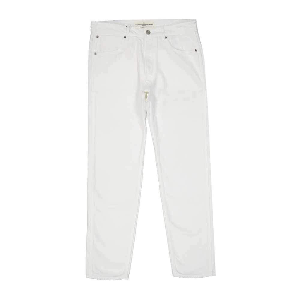 Golden Goose Straight Jeans White Heren