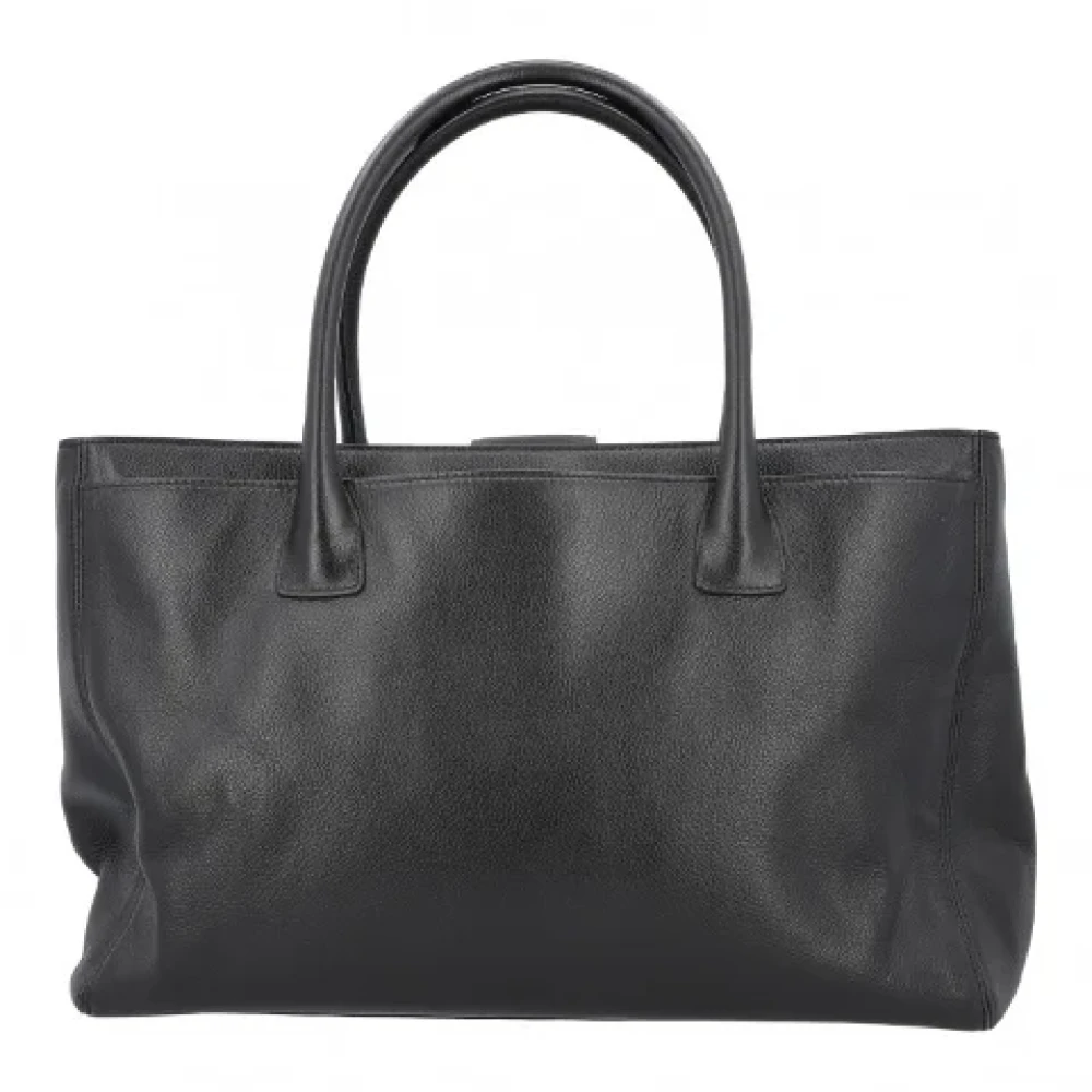 Chanel Vintage Pre-owned Leather chanel-bags Black Dames