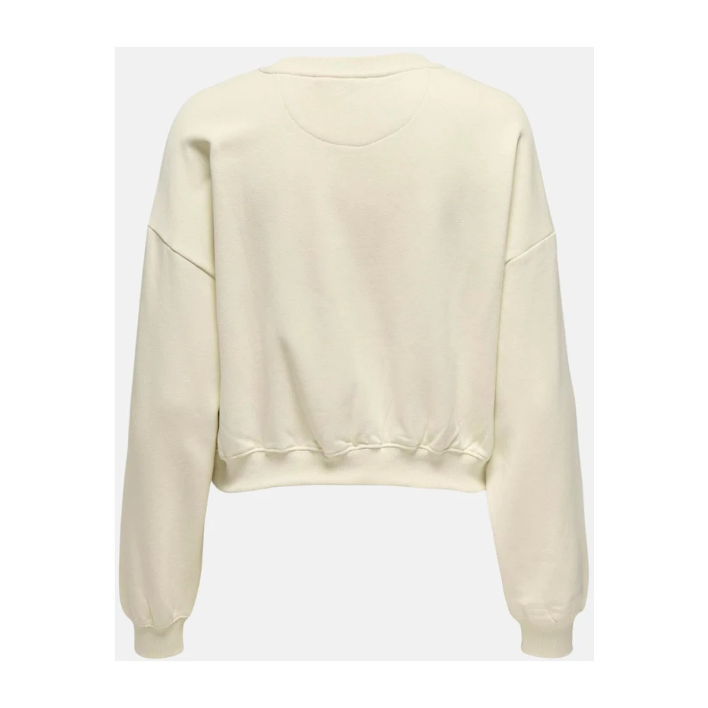 Only Modieuze Sweatshirt Beige Dames