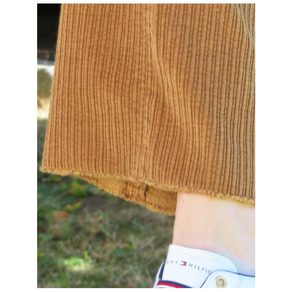 Islow Manon Wijde Broek met Knoopsluiting Brown Dames