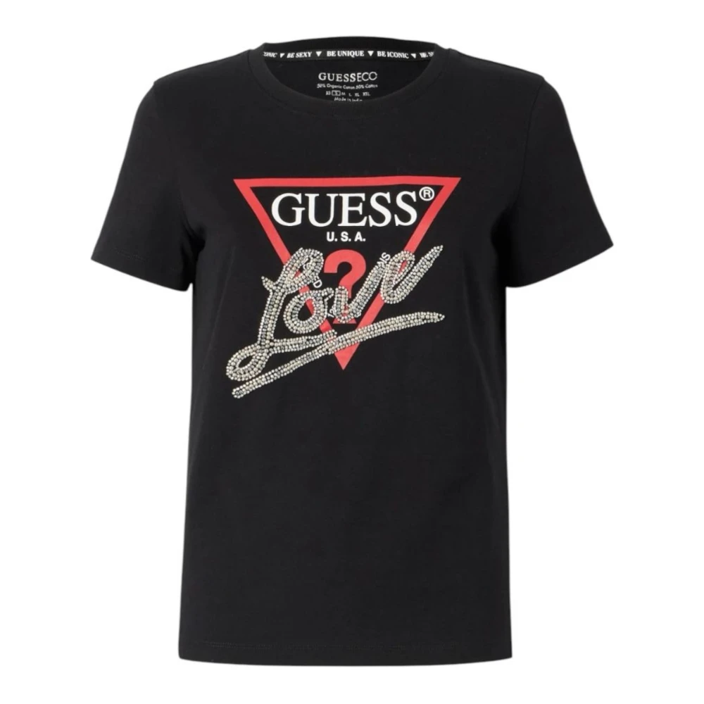 Guess - Tops > T-Shirts - Black - Guess - Modalova