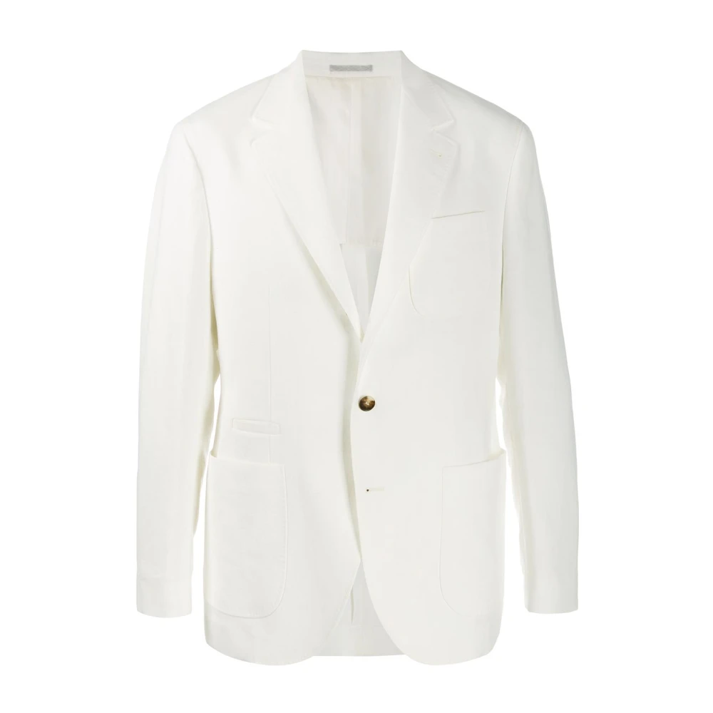 BRUNELLO CUCINELLI Witte Jas voor Mannen White Heren