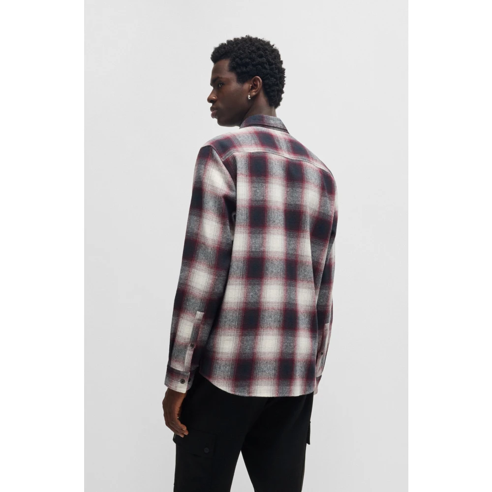 Hugo Boss Stijlvol Shirt voor Mannen Pink Heren