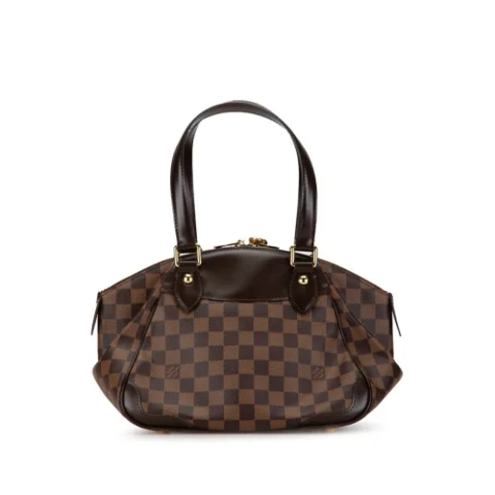 Louis Vuitton Vintage Pre-owned Plastic louis-vuitton-bags Brown Dames