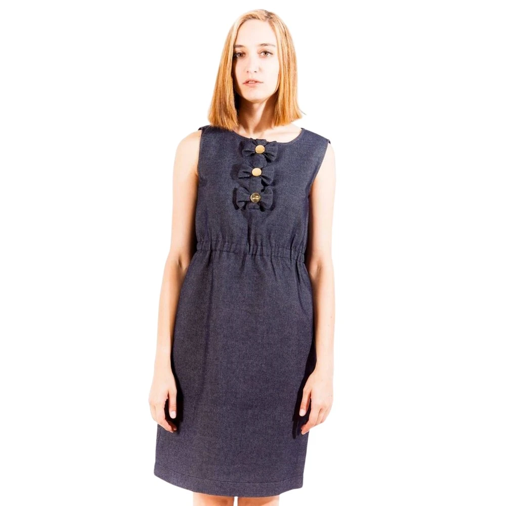 Love Moschino Women's Blue Cotton Dress