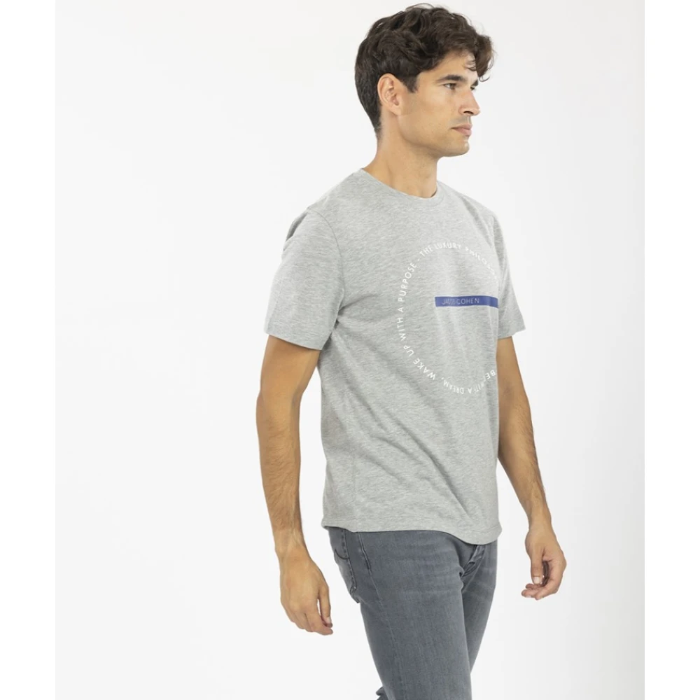 Jacob Cohën Korte mouw T-shirt Gray Heren