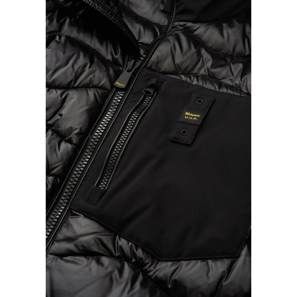 Blauer Stijlvolle Herenjas Black Heren