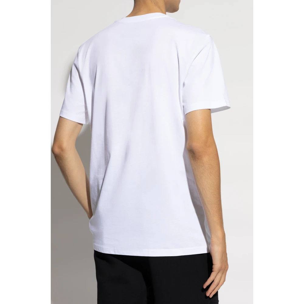 Moschino T-shirt met print White Heren