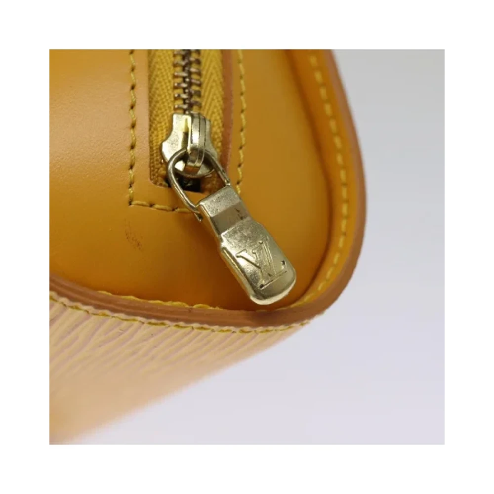 Louis Vuitton Vintage Pre-owned Leather louis-vuitton-bags Yellow Dames