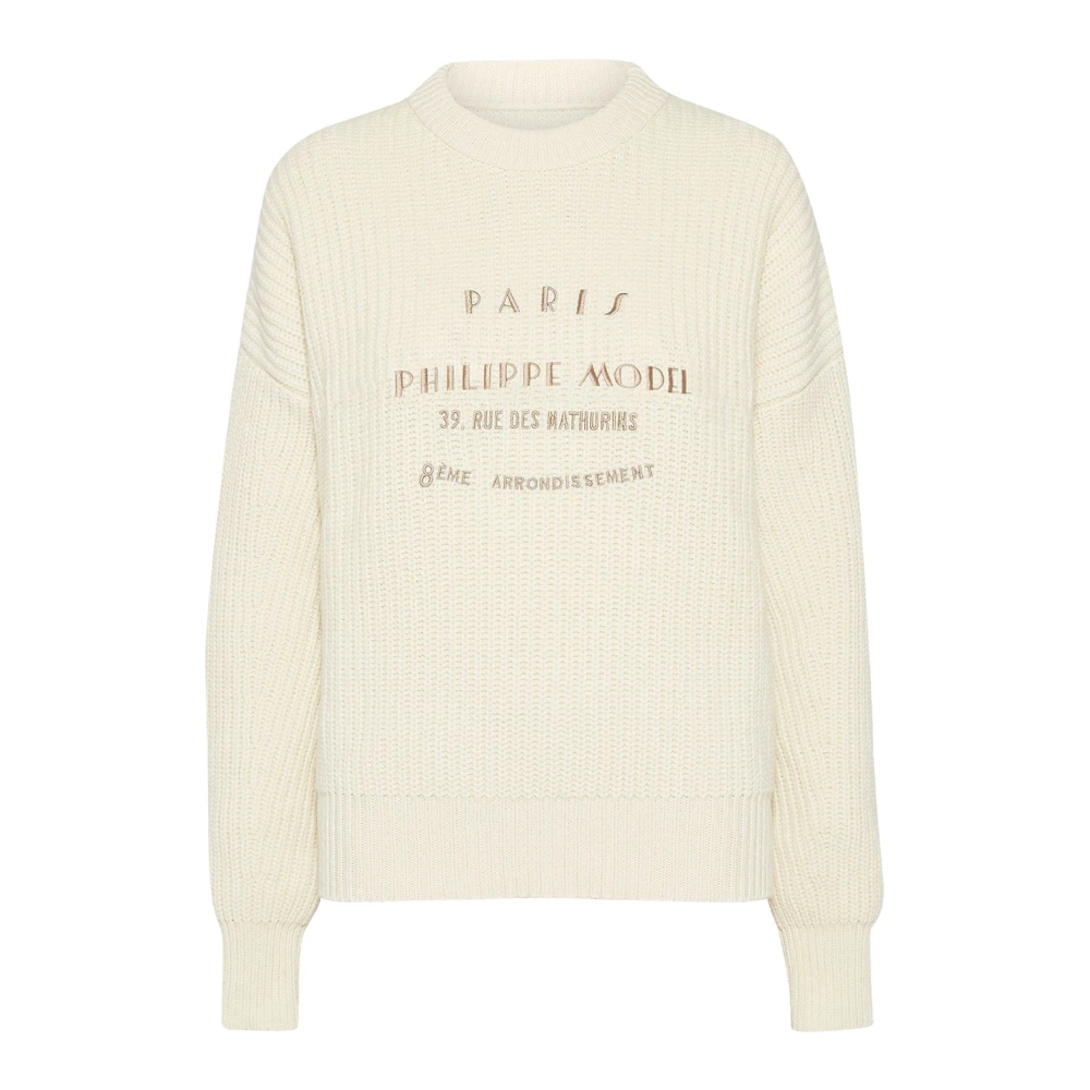Knitwear > Round-neck Knitwear - - Philippe Model - Modalova