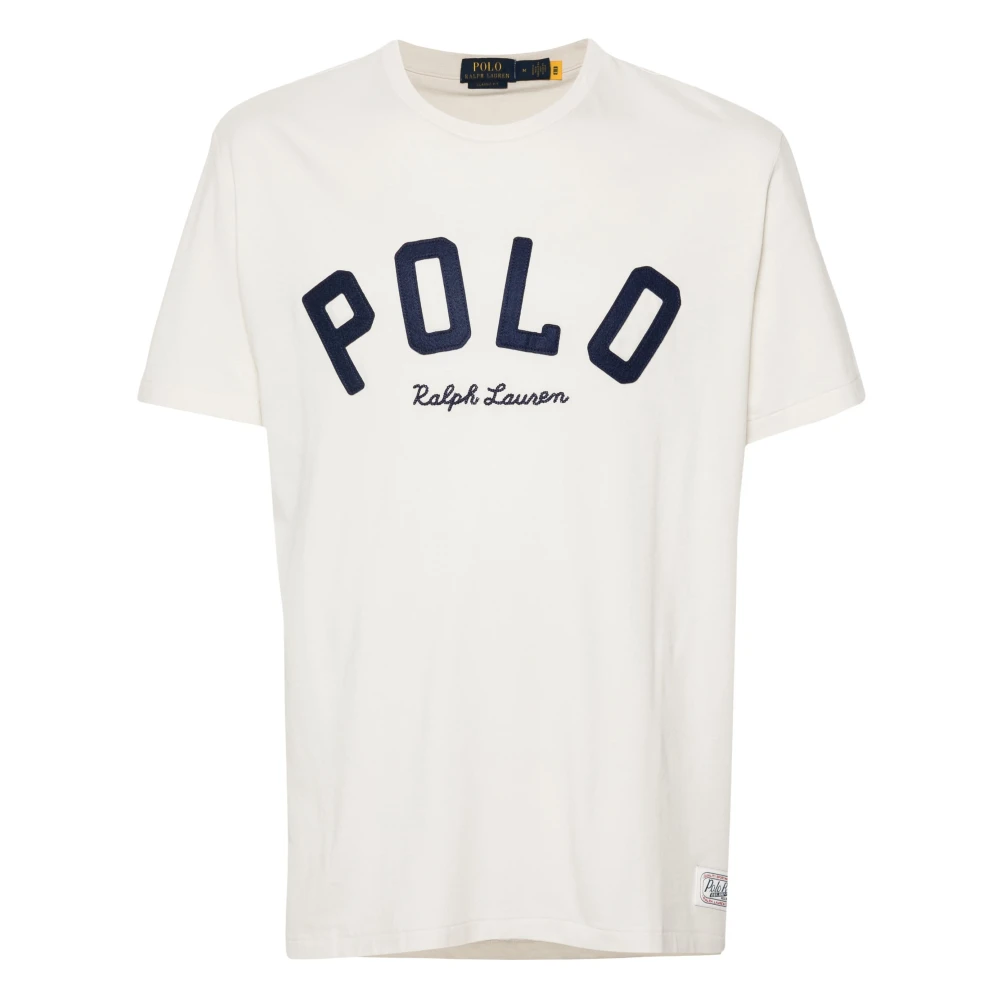 Ralph Lauren T-Shirt Scritta White, Herr