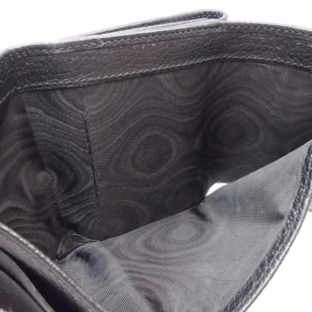Gucci Vintage Pre-owned Leather wallets Black Dames
