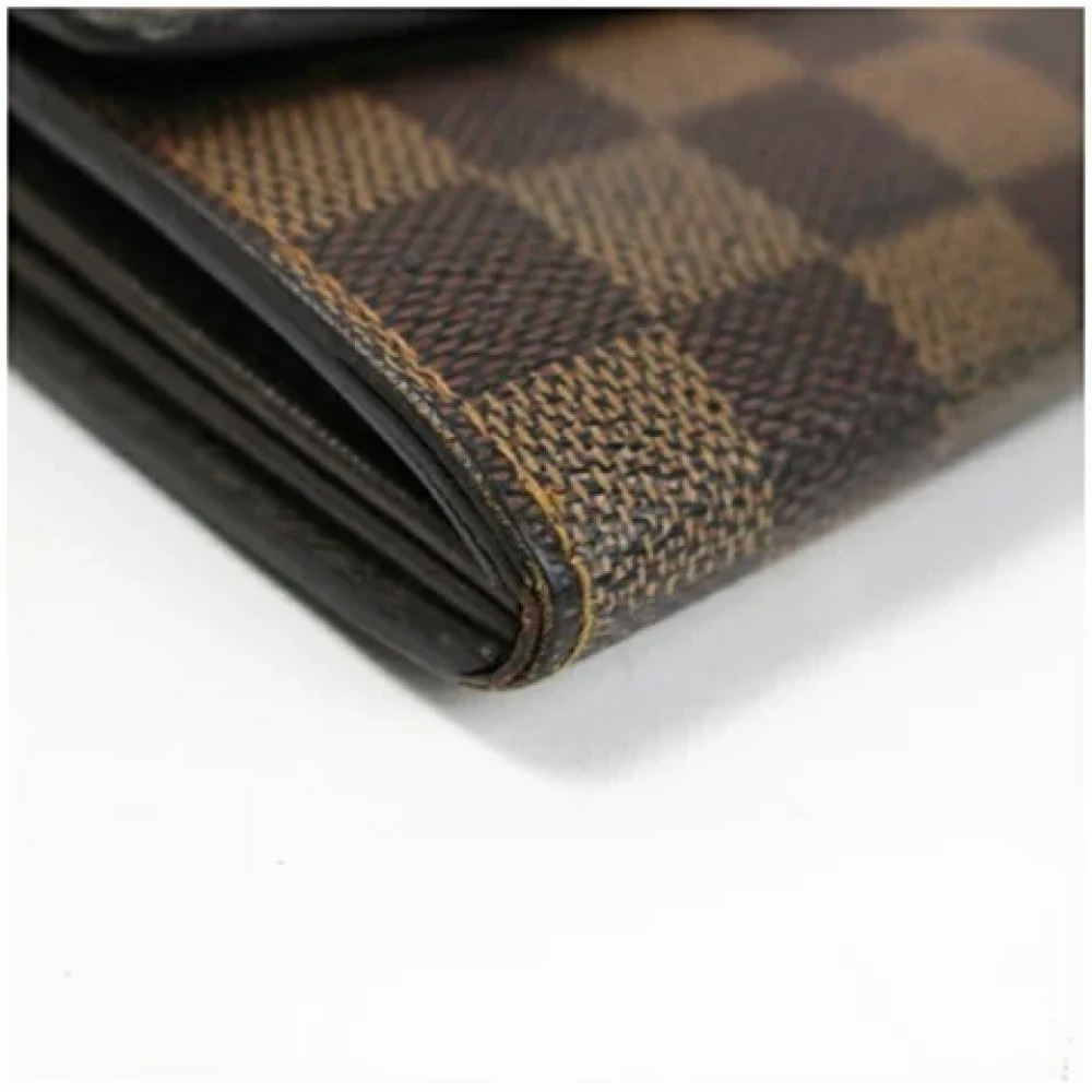 Louis Vuitton Vintage Pre-owned Canvas wallets Brown Dames