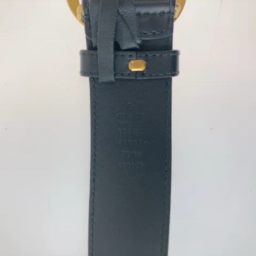 Gucci Vintage Pre-owned Leather belts Black Heren