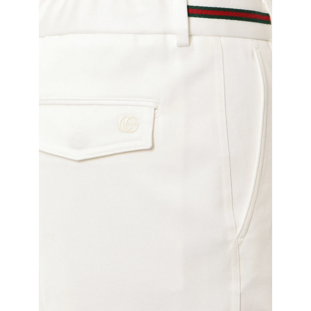 Gucci Trousers White Heren