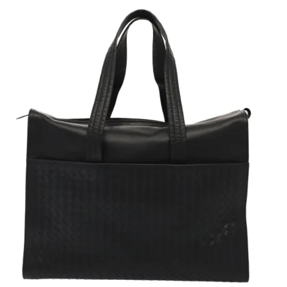 Bottega Veneta Vintage Pre-owned Leather totes Black Dames