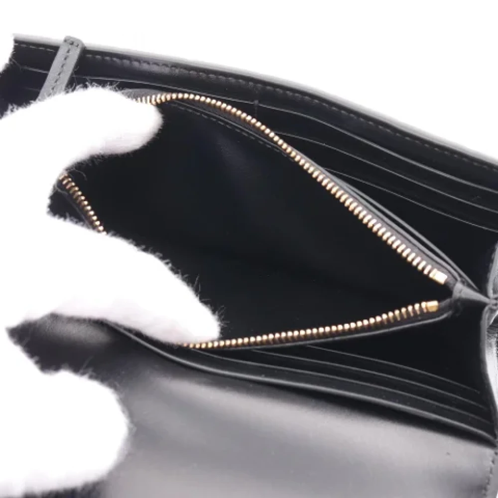 Bottega Veneta Vintage Pre-owned Leather wallets Black Dames
