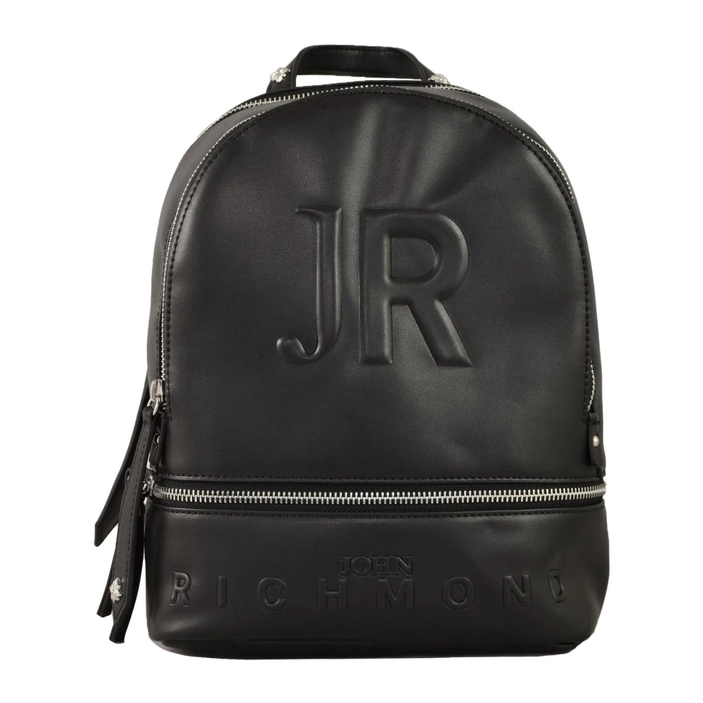 John Richmond Stijlvolle PU-rugzak Black Dames