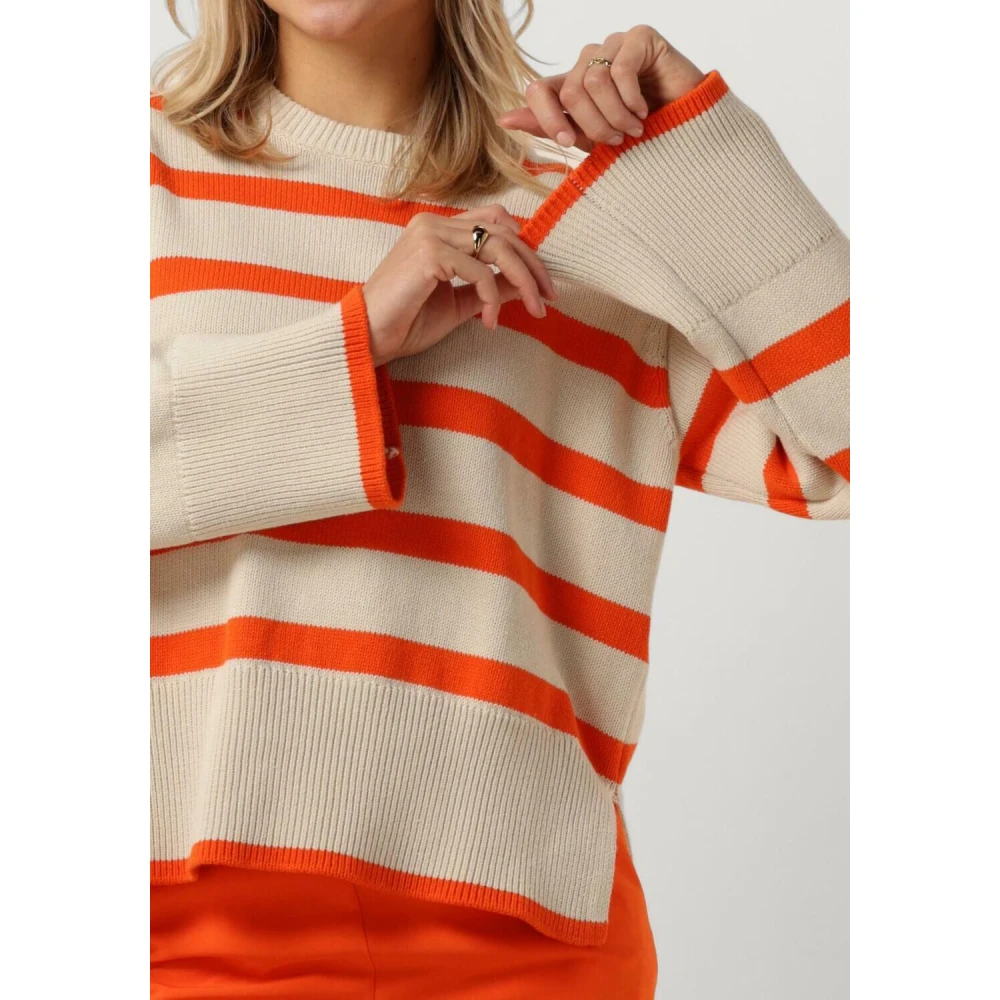 Modström Gestreepte O-hals trui vest Multicolor Dames