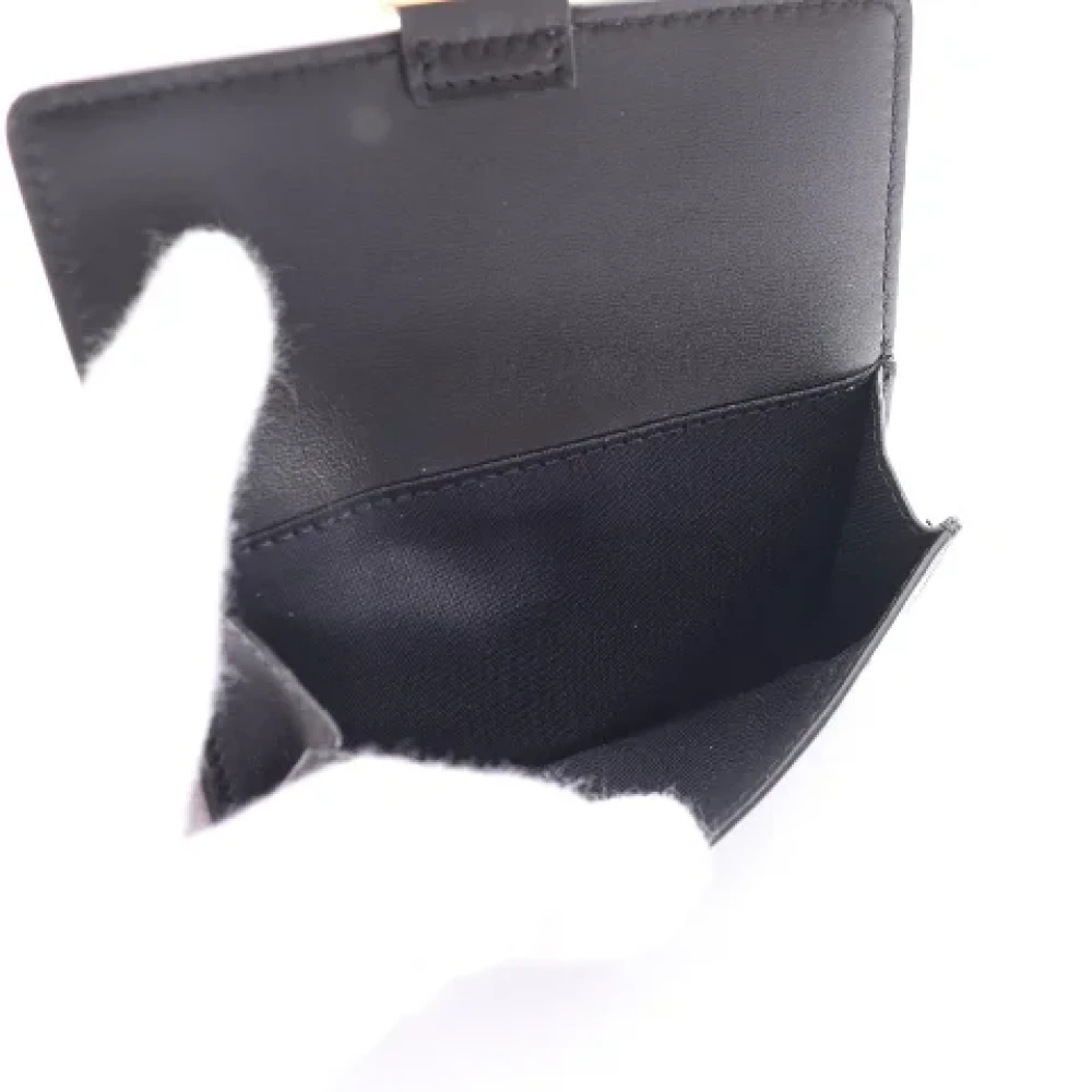 Fendi Vintage Pre-owned Leather wallets Black Dames