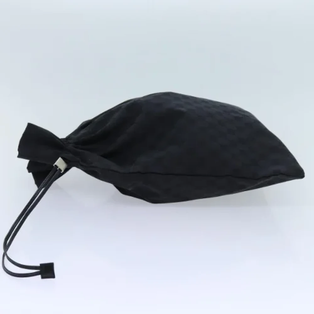 Gucci Vintage Pre-owned Canvas pouches Black Dames