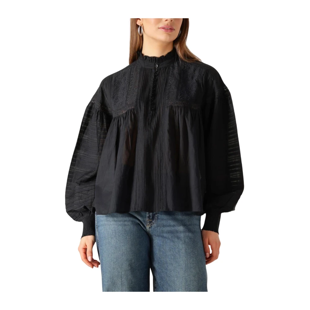 Vanessa Bruno Zwarte Dahila Blouse Veelzijdig en Elegant Black Dames