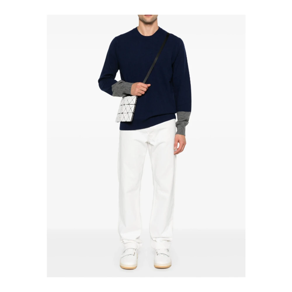 Comme des Garçons Kleur-Blok Trui Blue Heren