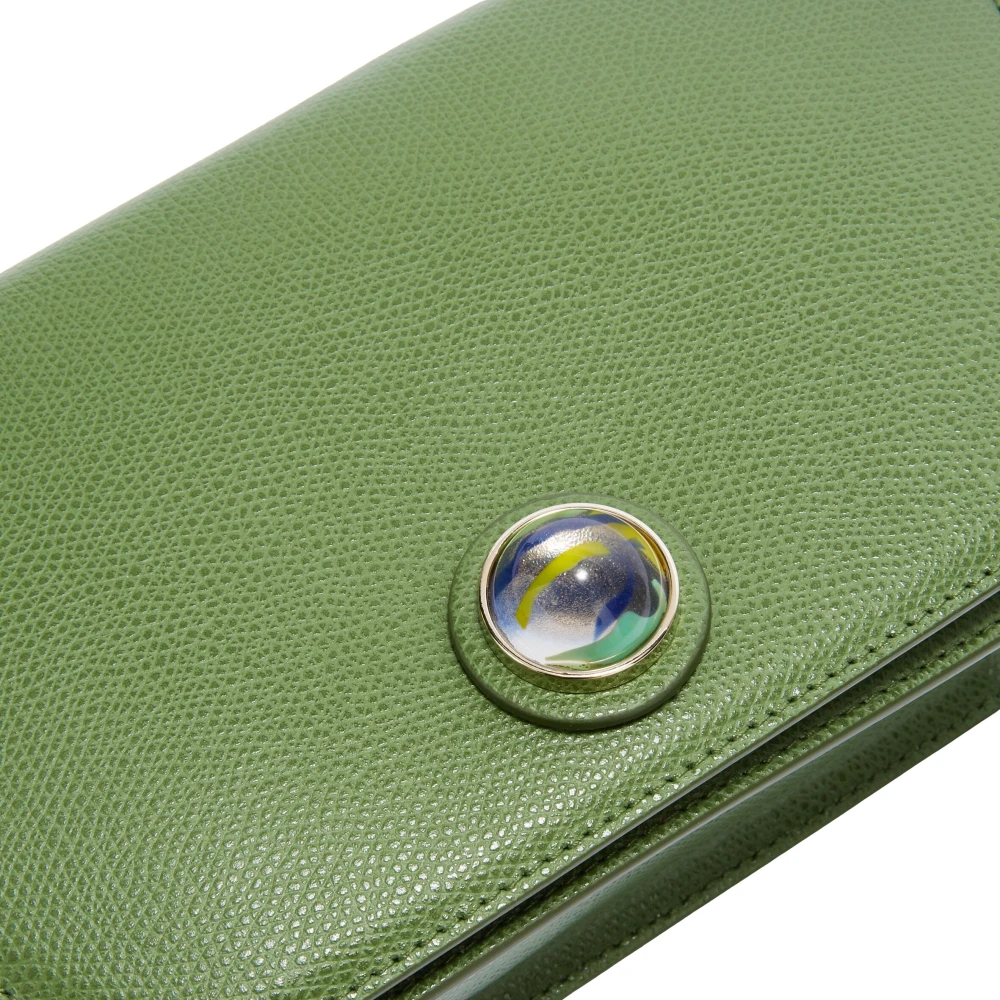 Furla Geometrische Vorm Crossbody Tas Green Dames