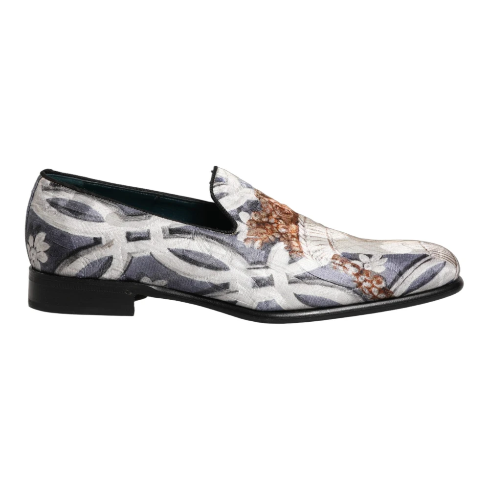 Dolce & Gabbana Men's Multicolor Tapestry Embroidery Loafer - Loafers - 9 Uk - Shoes