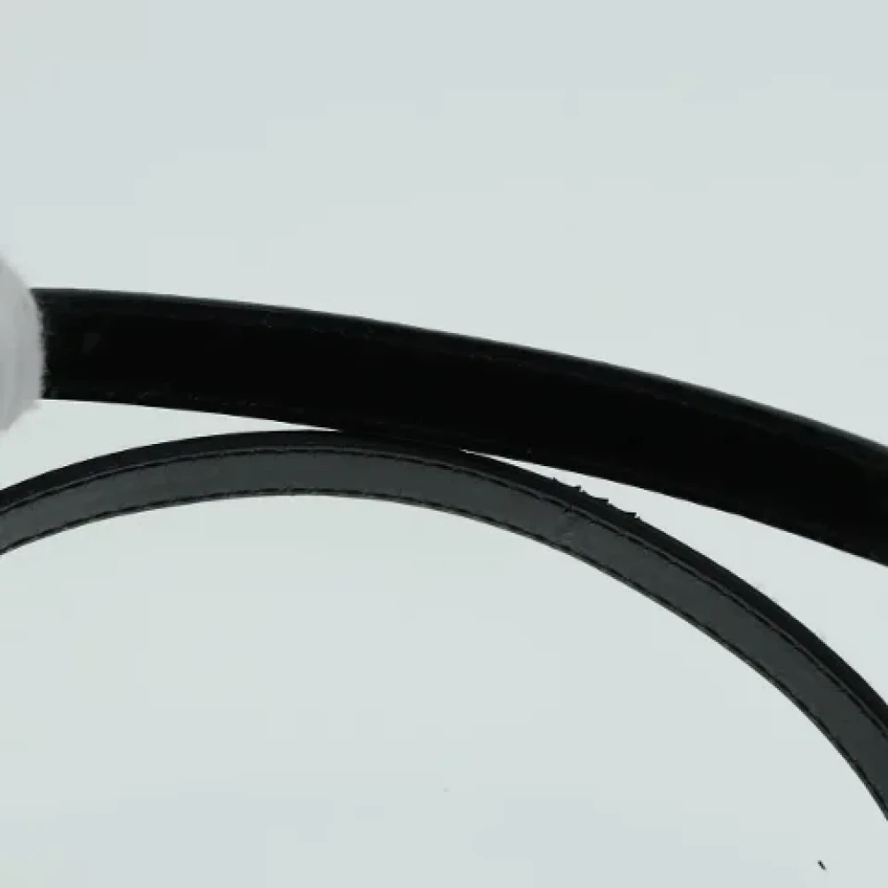 Dior Vintage Pre-owned Leather handbags Black Dames