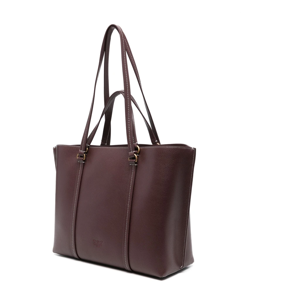 pinko Miranda Shopper Tas Brown Dames