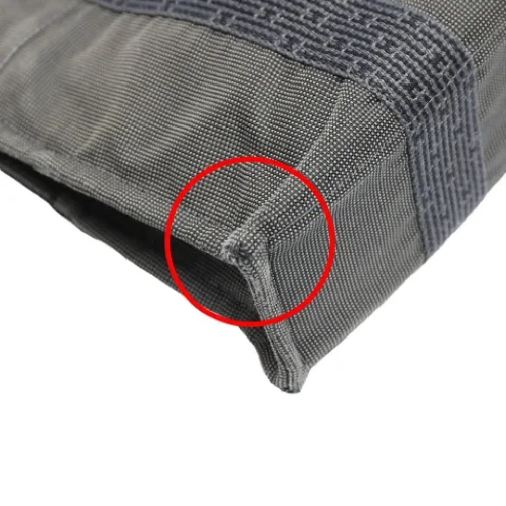 Hermès Vintage Pre-owned Canvas handbags Gray Dames